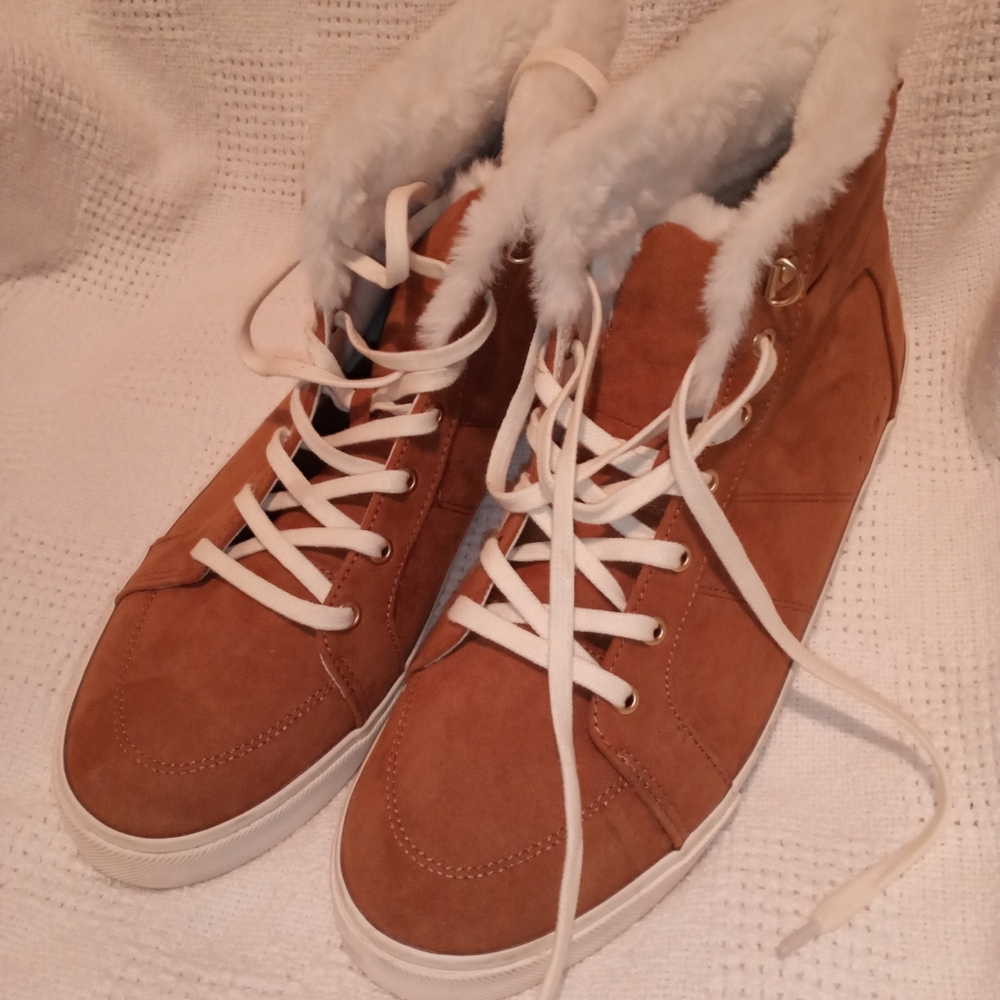 Old Navy high top suede Walnut size 10